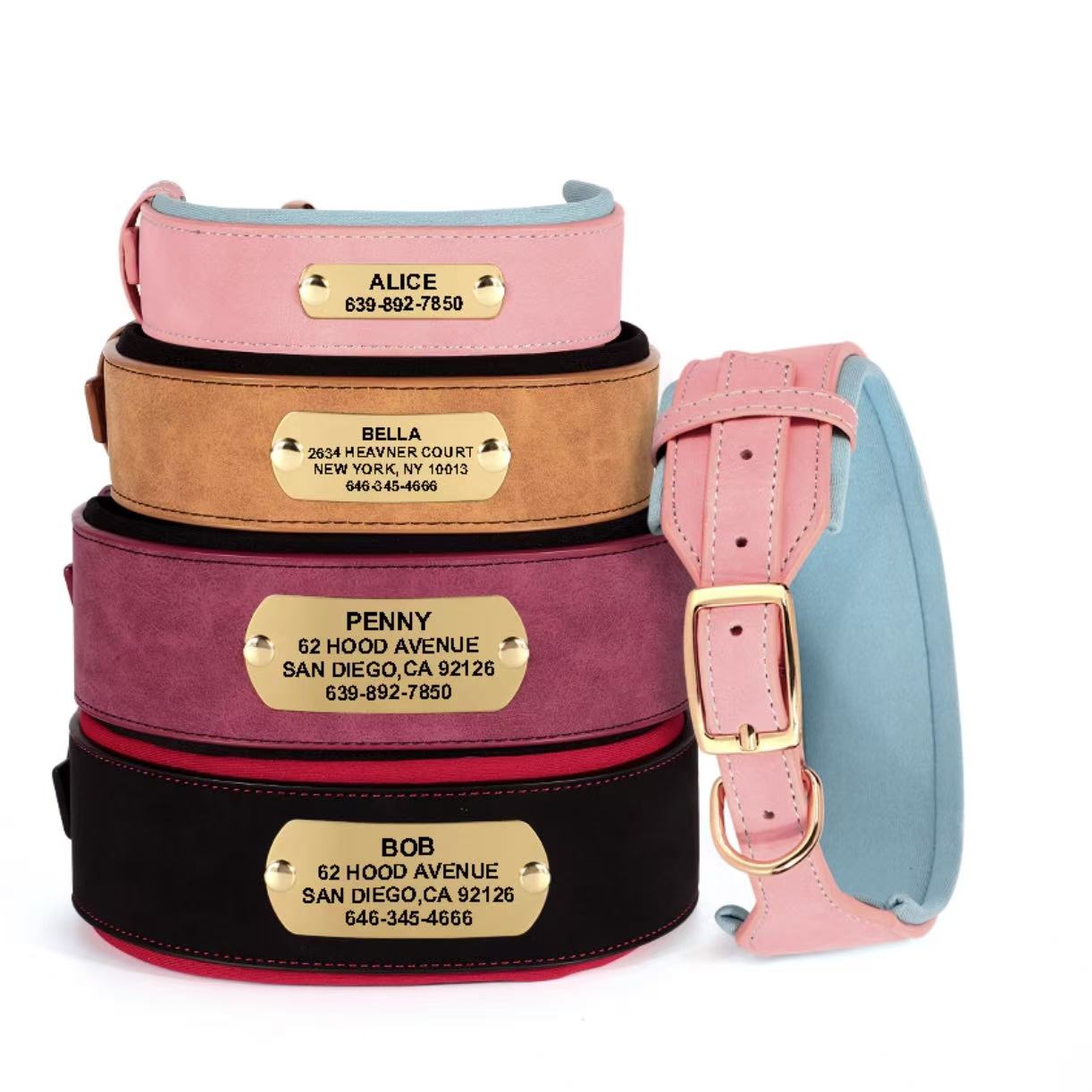 stacked-personalized-wide-dog-collars-leather-nameplate