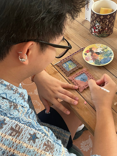 Hand-Painted Underglaze Ceramic Studio