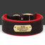 black-red-wide-leather-dog-collar-closeup
