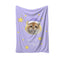 Good night cat design personalized flannel blanket