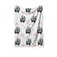 Personalized dog blanket with bowtie and love text