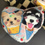 Soft plush handmade pet pillow for gift